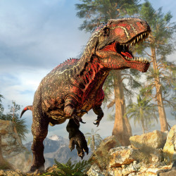 Falinaptár képes lemeznaptár 300x300mm, Dinosaurs Realsystem 2027.