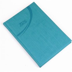 Határidőnapló Fashion B/5 heti + napló fehér lapokkal türkiz Realsystem 2026. Író- irodaszer, papíráru Realsystem