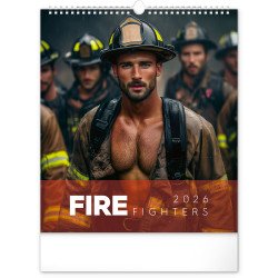 Falinaptár képes 300x340mm, Dreamy Firefighters Realsystem 2026. Író- irodaszer, papíráru Realsystem