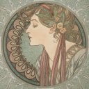 Falinaptár képes lemeznaptár 300x300mm, Alphonse Mucha Realsystem 2027.