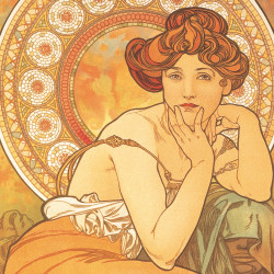 Falinaptár képes lemeznaptár 300x300mm, Alphonse Mucha Realsystem 2027.