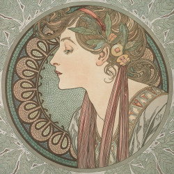 Falinaptár képes lemeznaptár 300x300mm, Alphonse Mucha Realsystem 2027.