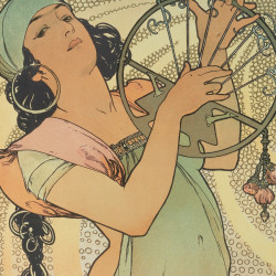 Falinaptár képes lemeznaptár 300x300mm, Alphonse Mucha Realsystem 2027.