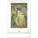 Falinaptár képes  330×460mm Alphonse Mucha  Realsystem 2027.