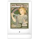 Falinaptár képes  330×460mm Alphonse Mucha  Realsystem 2027.