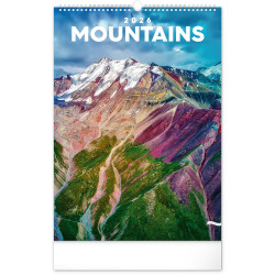 Falinaptár képes  330×460mm Mountains  Realsystem 2026. Író- irodaszer, papíráru Realsystem