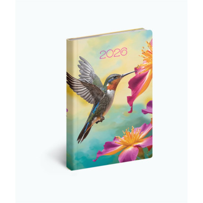 Zsebnaptár álló Fiestina light hölgyeknek B/6, heti kolibri Realsystem 2026.