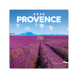 Falinaptár képes lemeznaptár 300x300mm, Provence Realsystem 2026. Író- irodaszer, papíráru Realsystem