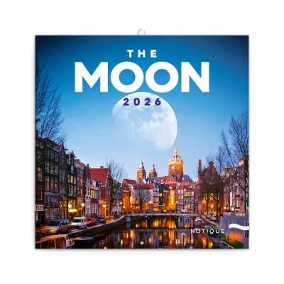Falinaptár képes lemeznaptár 300x300mm, The Moon Realsystem 2026.