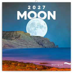 Falinaptár képes lemeznaptár 300x300mm, The Moon Realsystem 2027.