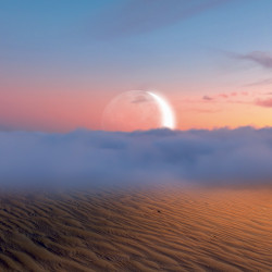 Falinaptár képes lemeznaptár 300x300mm, The Moon Realsystem 2027.
