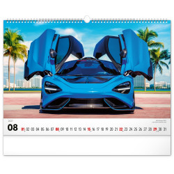 Falinaptár képes  480×330mm Cars  Realsystem 2027.
