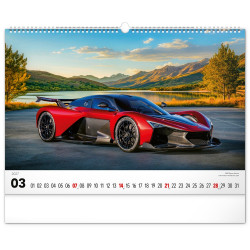Falinaptár képes  480×330mm Cars  Realsystem 2027.
