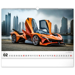 Falinaptár képes  480×330mm Cars  Realsystem 2027.