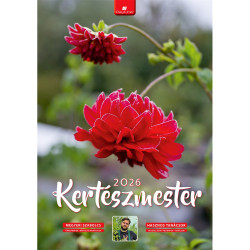 Falinaptár képes 340x485mm, Kertészmester Realsystem 2026. Író- irodaszer, papíráru Realsystem