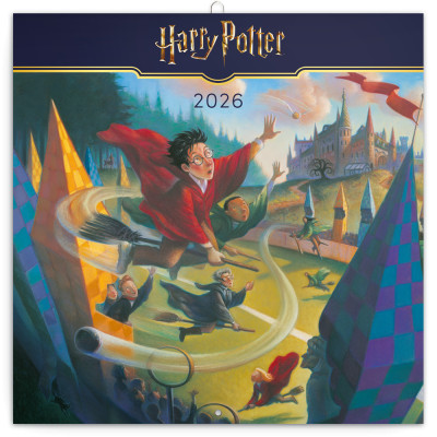 Falinaptár képes lemeznaptár 300x300mm, Harry Potter Realsystem 2026.