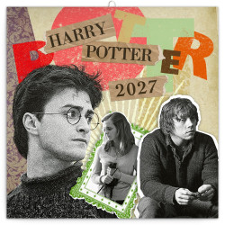 Falinaptár képes lemeznaptár 300x300mm, Harry Potter Realsystem 2027.