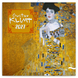 Falinaptár képes lemeznaptár 300x300mm, Gustav Klimt Realsystem 2027.