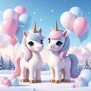 Falinaptár képes lemeznaptár 300x300mm, Happy Unicorns Realsystem 2027.