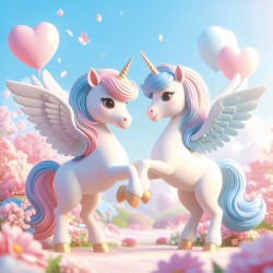 Falinaptár képes lemeznaptár 300x300mm, Happy Unicorns Realsystem 2027.