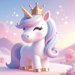 Falinaptár képes lemeznaptár 300x300mm, Happy Unicorns Realsystem 2027.