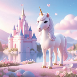 Falinaptár képes lemeznaptár 300x300mm, Happy Unicorns Realsystem 2027.
