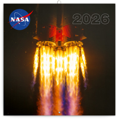 Falinaptár képes lemeznaptár 300x300mm, NASA Realsystem 2026.