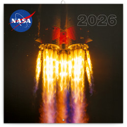 Falinaptár képes lemeznaptár 300x300mm, NASA Realsystem 2026. Író- irodaszer, papíráru Realsystem