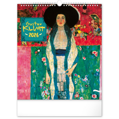 Falinaptár képes  300x340mm Gustav Klimt Realsystem 2026.
