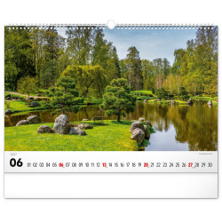 Falinaptár képes  480×330mm Gardens  Realsystem 2027.