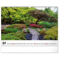 Falinaptár képes  480×330mm Gardens  Realsystem 2027.