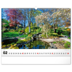 Falinaptár képes  480×330mm Gardens  Realsystem 2027.