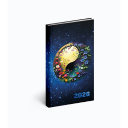 Zsebnaptár álló Picture, fehér lapokkal jinjang Realsystem 2026. Író- irodaszer, papíráru Realsystem