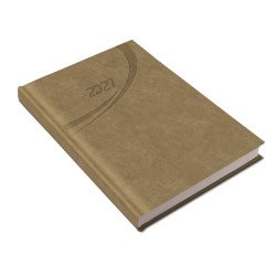 Határidőnapló Fashion A/5, heti fehér lapokkal drapp Realsystem 2027. Író- irodaszer, papíráru Realsystem