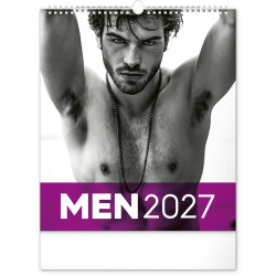 Falinaptár képes  300x340mm Men Realsystem 2027. Író- irodaszer, papíráru Realsystem