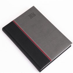 Határidőnapló Kensington A/5, napi fehér lapokkal szürke Realsystem 2026. Író- irodaszer, papíráru Realsystem