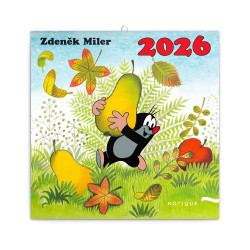 Falinaptár képes lemeznaptár 300x300mm, The Little Mole Realsystem 2026. Író- irodaszer, papíráru Realsystem