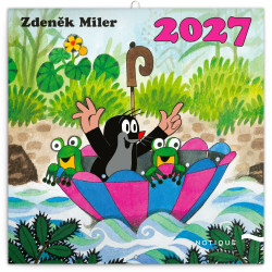 Falinaptár képes lemeznaptár 300x300mm, The Little Mole Realsystem 2027.