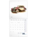 Falinaptár képes lemeznaptár 300x300mm, Classic Cars Realsystem 2026.
