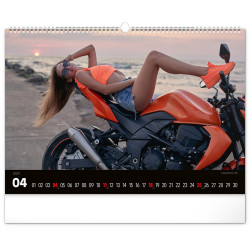 Falinaptár képes  480×330mm Girls & Bikes  Realsystem 2027.