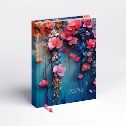 Határidőnapló Librobello hölgyeknek B/6, napi floral Realsystem 2027. Író- irodaszer, papíráru Realsystem