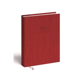 Határidőnapló 2day B/6, kétnapos beosztás + jegyzetlap piros Realsystem 2027. Író- irodaszer, papíráru Realsystem