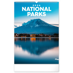 Falinaptár képes  330×460mm National Parks Realsystem 2026. Író- irodaszer, papíráru Realsystem
