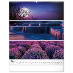 Falinaptár képes  480×560mm Palette Realsystem 2026. Író- irodaszer, papíráru Realsystem