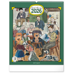 Falinaptár képes  480×560mm Josef Lada  Realsystem 2026. Író- irodaszer, papíráru Realsystem