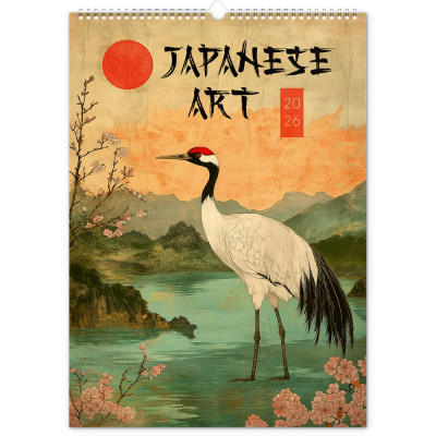 Falinaptár képes  330×460mm Vintage Posters-Japanese art Realsystem 2026.
