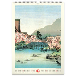 Falinaptár képes  330×460mm Vintage Posters-Japanese art Realsystem 2027.