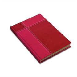 Zsebnaptár álló Prémium M B/6, heti krémszínű lapokkal piros Realsystem 2026. Író- irodaszer, papíráru Realsystem