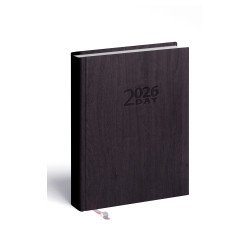 Határidőnapló 2day B/6, kétnapos beosztás + jegyzetlap grafit Realsystem 2027. Író- irodaszer, papíráru Realsystem