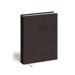 Határidőnapló 2day B/6, kétnapos beosztás + jegyzetlap grafit Realsystem 2027. Író- irodaszer, papíráru Realsystem